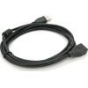 Дата кабель USB 2.0 AM/AF 2.0m ferrite black Voltronic (YT-AM/AF-2.0B)