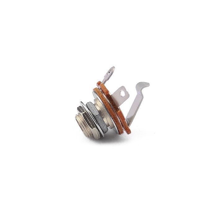 Вихідний роз'єм для гітари Paxphil 1/4 Output Jack (Chrome) (JC10/2P)