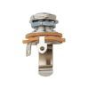 Вихідний роз'єм для гітари Paxphil 1/4 Output Jack (Chrome) (JC10/2P) зображення 2
