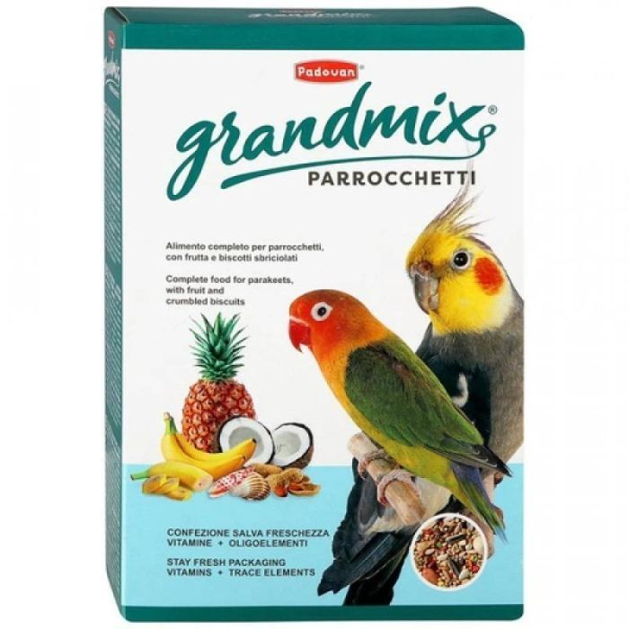 Корм для птиц Padovan GrMix Parrocche для средних попугаев 400 г (8001254002781)
