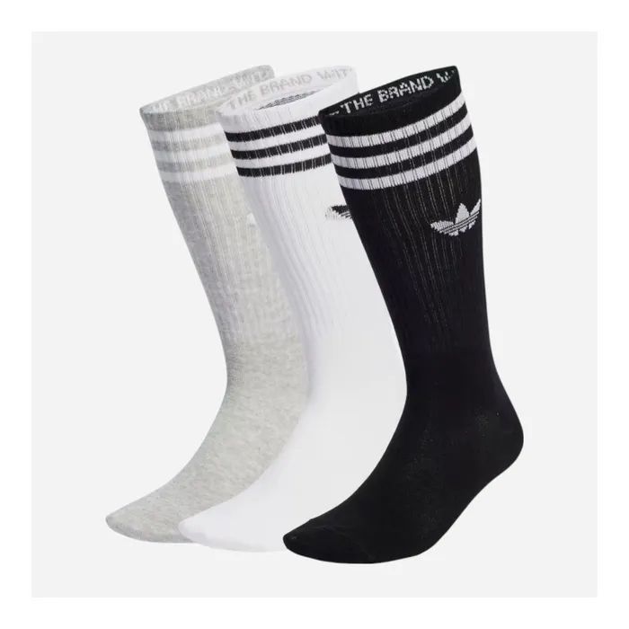 Шкарпетки Adidas High Crew Sock IU2653 білий, сірий, чорний M (40-42) (4066757431791) зображення 4