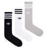 Шкарпетки Adidas High Crew Sock IU2653 білий, сірий, чорний S (37-39) (4066757431814)