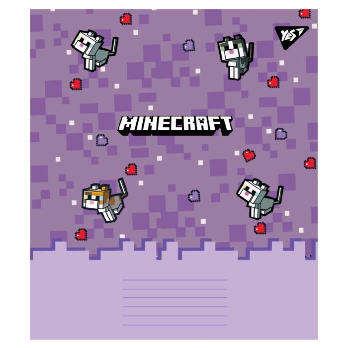 Тетрадь Yes Зошит учнівський шкільний Yes Minecraft Spring А5 12 аркушів кліт (767590) изображение 3