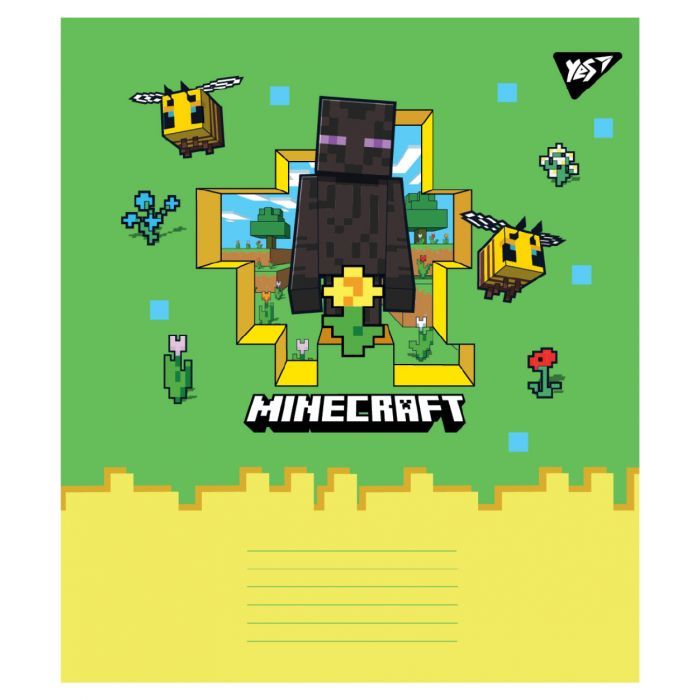 Тетрадь Yes Зошит учнівський шкільний Yes Minecraft Spring А5 12 аркушів кліт (767590) изображение 4