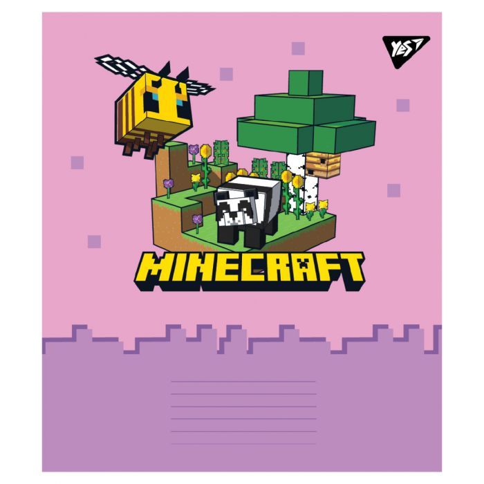 Тетрадь Yes Зошит учнівський шкільний Yes Minecraft Spring А5 12 аркушів кліт (767590) изображение 5