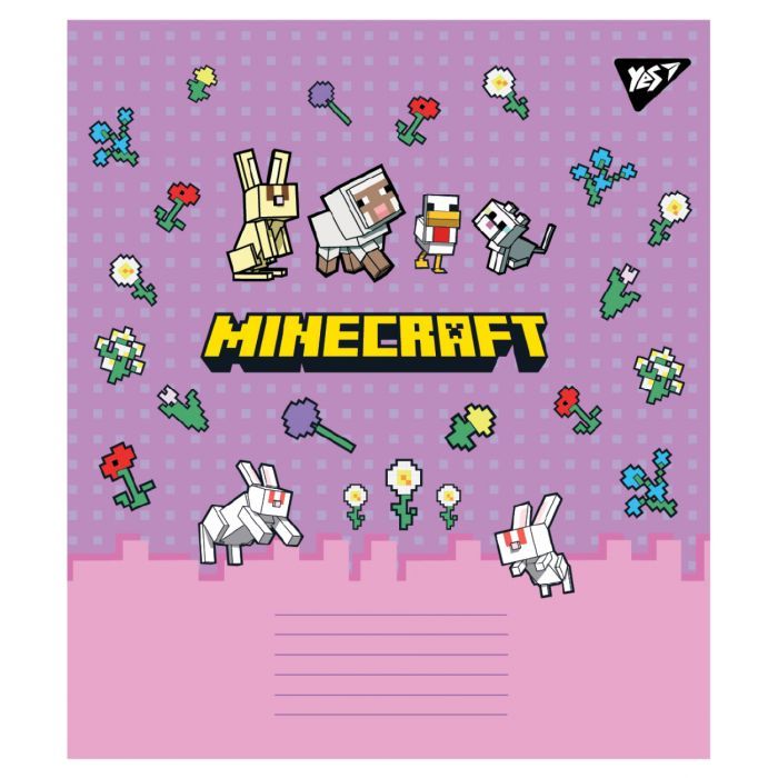 Тетрадь Yes Зошит учнівський шкільний Yes Minecraft Spring А5 12 аркушів кліт (767590) изображение 6