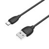 Дата кабель USB 2.0 AM to Micro 5P 1.0m 2.4A black BOROFONE (6931474701770) зображення 2