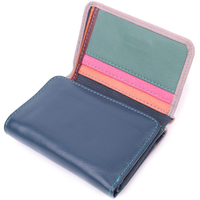 Гаманець ST Leather З натуральної шкіри Різнокольоровий (22496) зображення 5