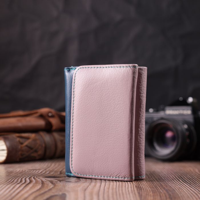 Гаманець ST Leather З натуральної шкіри Різнокольоровий (22496) зображення 9