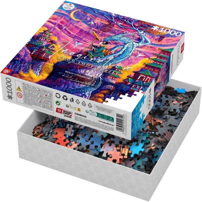 Пазл GoodLoot Imagination: Roch Urbaniak Sakura & Ryu 1000 эл. (5908305249740) изображение 10