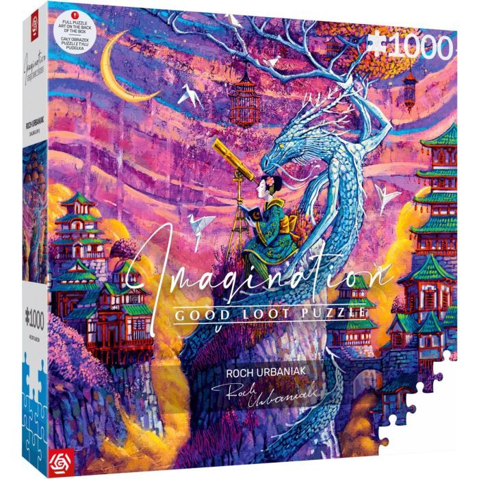 Пазл GoodLoot Imagination: Roch Urbaniak Sakura & Ryu 1000 эл. (5908305249740)