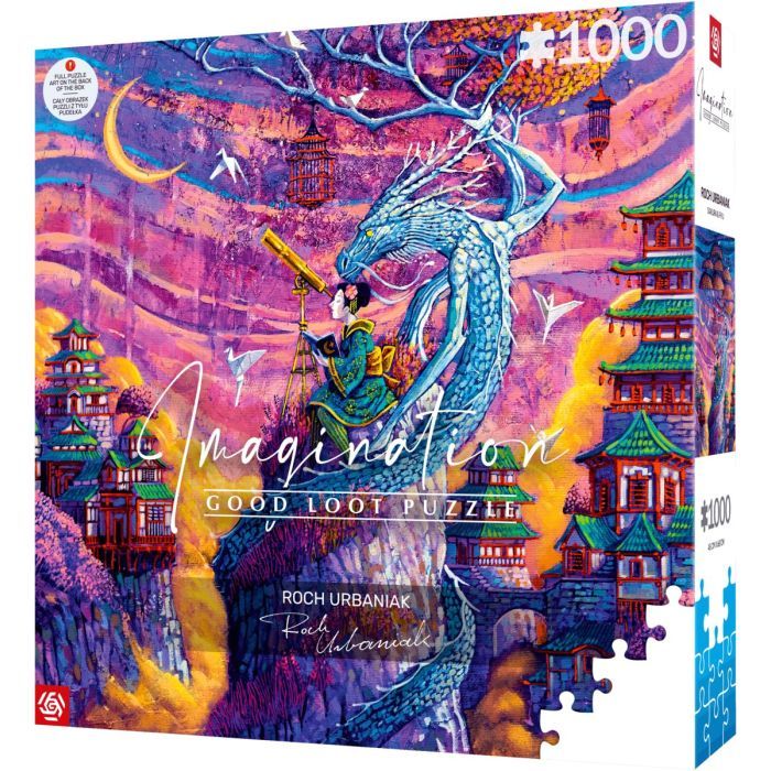 Пазл GoodLoot Imagination: Roch Urbaniak Sakura & Ryu 1000 эл. (5908305249740) изображение 2
