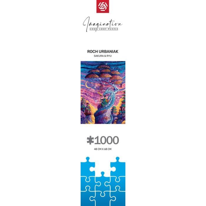Пазл GoodLoot Imagination: Roch Urbaniak Sakura & Ryu 1000 эл. (5908305249740) изображение 8
