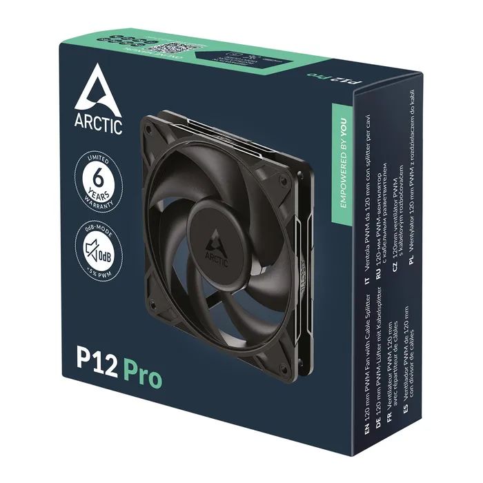 Кулер для корпуса Arctic P12 PRO (ACFAN00305A) изображение 6 Кулер для корпуса Arctic P12 PRO (ACFAN00305A) изображение 6