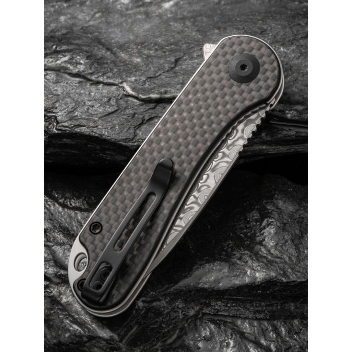 Нож Civivi Elementum, Damascus, Carbon Fiber/G10 (C907DS) изображение 12