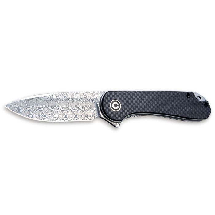Нож Civivi Elementum, Damascus, Carbon Fiber/G10 (C907DS)