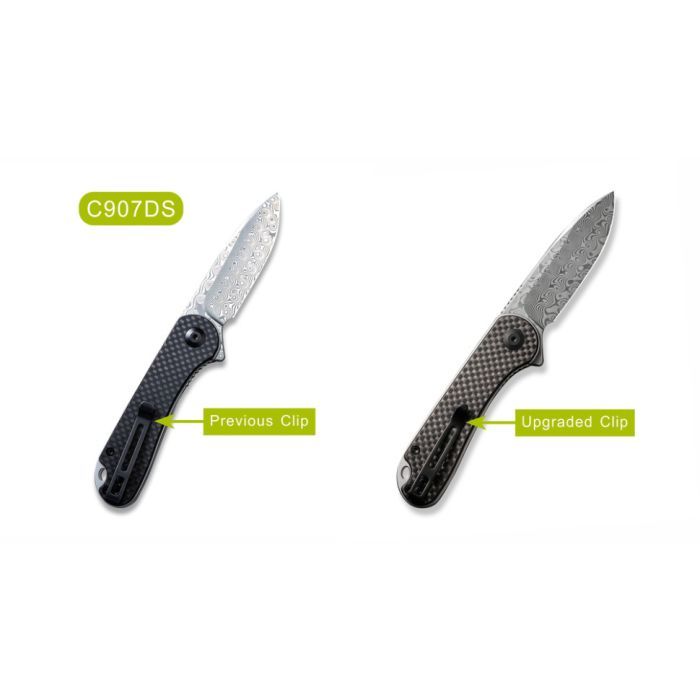 Нож Civivi Elementum, Damascus, Carbon Fiber/G10 (C907DS) изображение 9