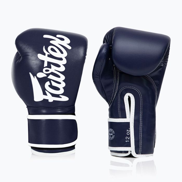 Боксерские перчатки Fairtex BGV14 Blue 16 унцій (бинти в комплекті) (BGV14_16oz_Blue) изображение 4