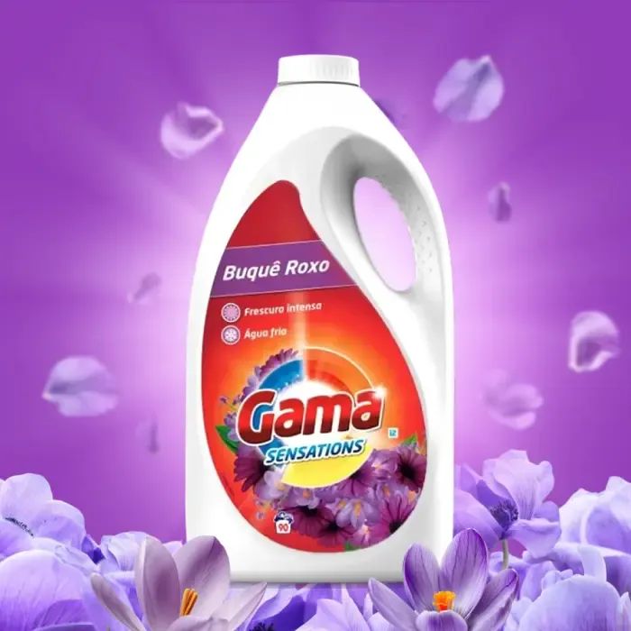 Гель для стирки Gama Buque Roxo С цветочным ароматом 4.05 л (8435495833895) изображение 3
