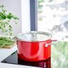 Кастрюля KitchenAid Steel Core 20 см 3,7 л червоний (CC003267-001) изображение 5