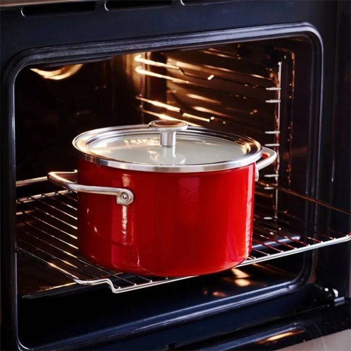 Кастрюля KitchenAid Steel Core 20 см 3,7 л червоний (CC003267-001) изображение 6