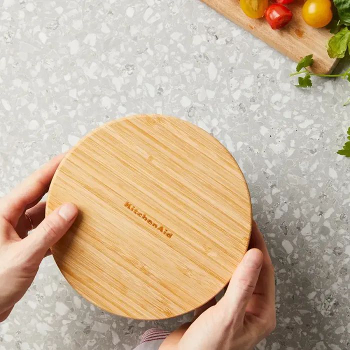 Миска KitchenAid Matte Oven-to-table з чорного керамограніту з кришкою (CC004972-001) зображення 5