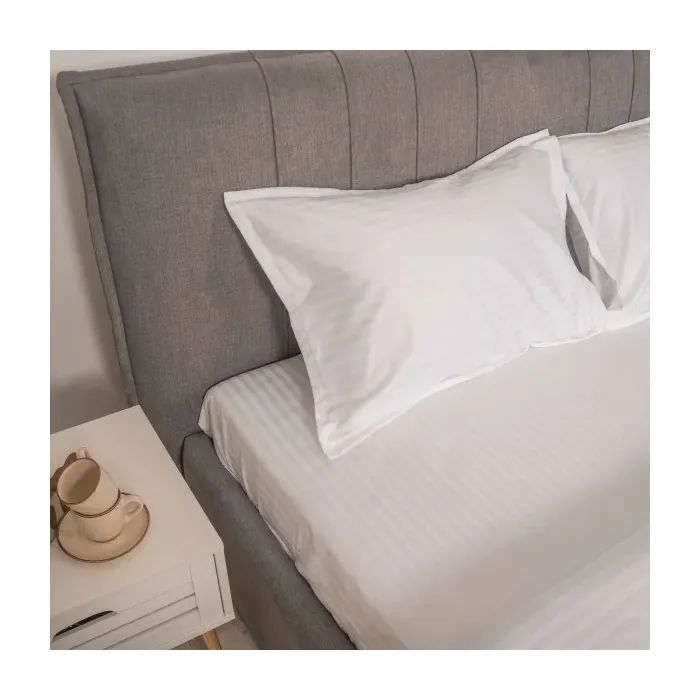 Постельное белье Tiare White Сатин Страйп Цветной полуторный (White_Stripe_pl) изображение 5