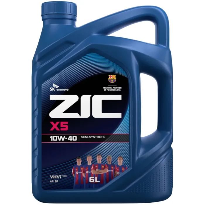Моторное масло ZIC 10W-40 X5 6л (172622)
