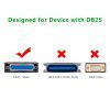 Кабель для принтера USB 2.0 to DB25 2.0m US167 black Ugreen (20224) изображение 8