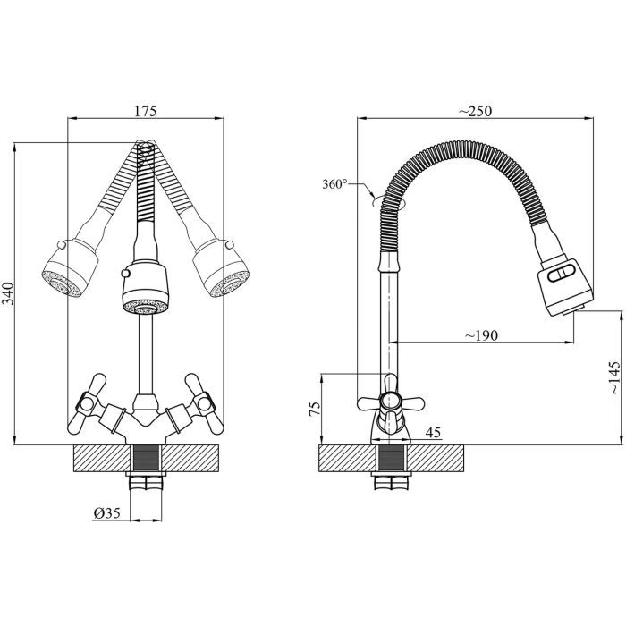 Смеситель Agua Toledo-C039 (CV018082) изображение 6