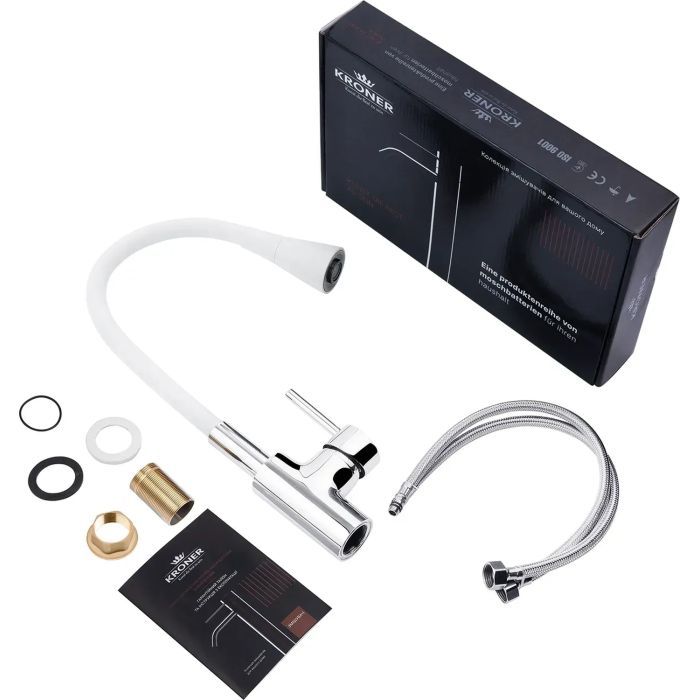 Смеситель Kroner Kuche-C031WHI (CV024335) изображение 8