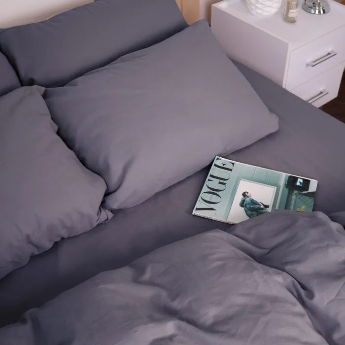 Постельное белье MirSon 001 Ash grey Фланель 143х210 Полуторный (2200009648199) изображение 12