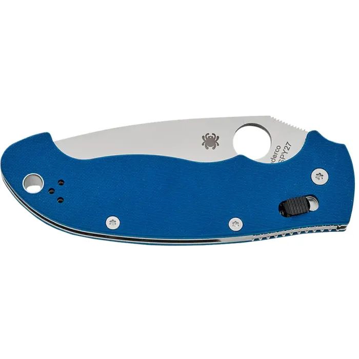 Нож Spyderco Manix 2 XL CPM SPY27 G-10 Cobalt Blue (C95GPCBL2) изображение 3