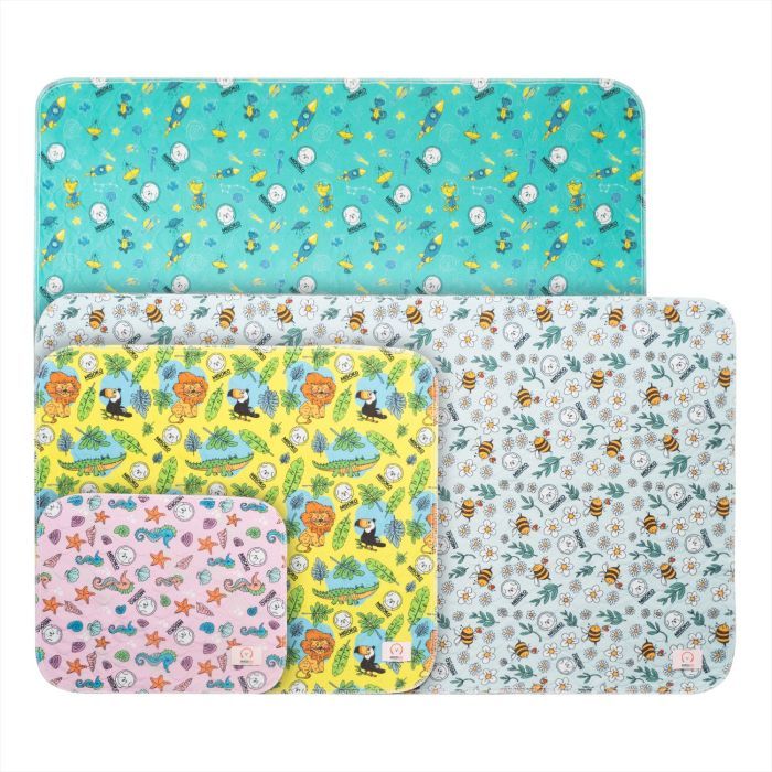 Пелюшки для собак MISOKO&CO Багаторазова з ракетами 80х140 см 1 шт м’ятна (HAINMSK70038) зображення 4