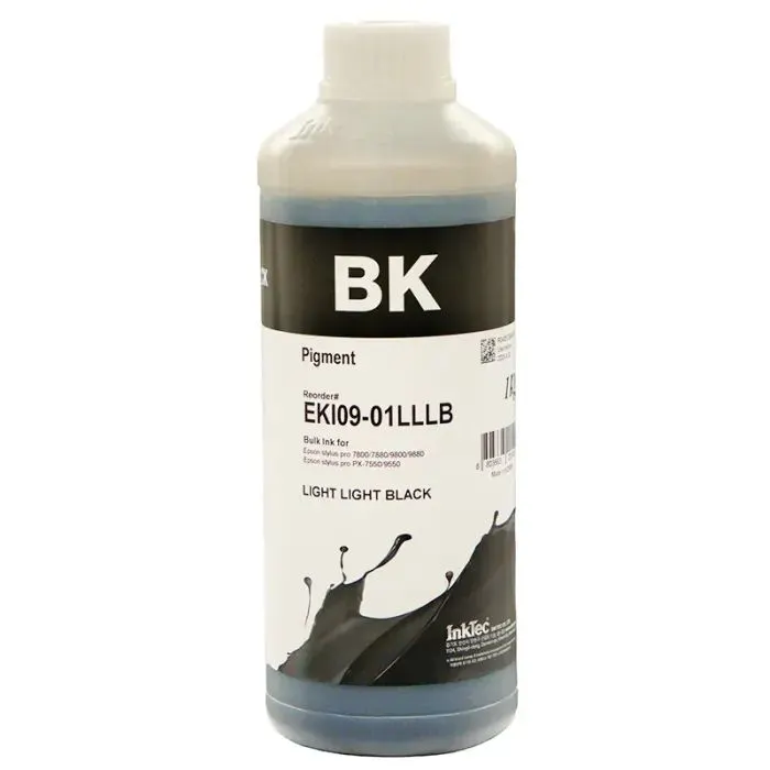 Чернила InkTec Epson LFP Pigment Light Light Black 1L (EKI09-01LLLB)
