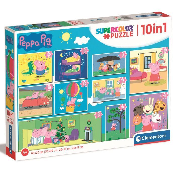 Пазл Clementoni 10 в 1 Peppa Pig (20271)