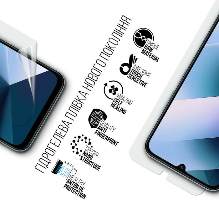 Пленка защитная Armorstandart hydrogel Anti-Blue Xiaomi Poco C85 4G (ARM85447) изображение 2