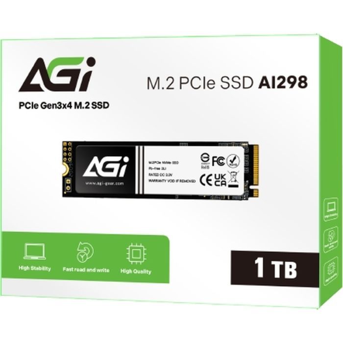 Накопитель SSD M.2 2280 1TB AGI (AGI1T0GIMAI298-CB) изображение 2