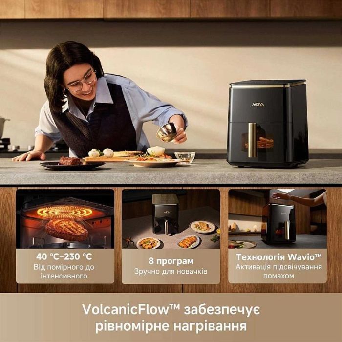 Мультипечь MOVA AeroChef AF10 Pro (MOVA-AF10Pro) изображение 11