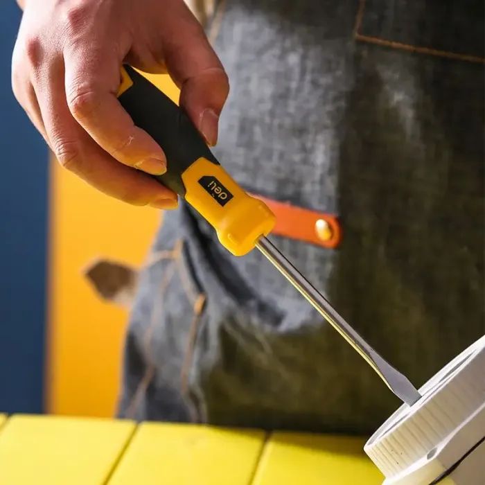 Отвертка Deli шлицевая 6 x 100 мм (DL6361001) изображение 3