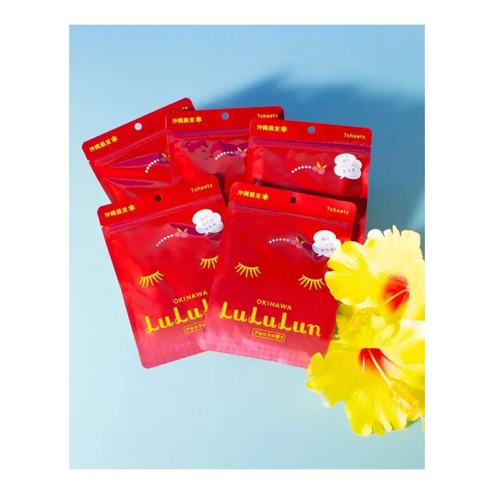 Маска для лица Lululun Premium Face Mask Ацерола из о. Окинава 7 шт (4582305065794) изображение 4