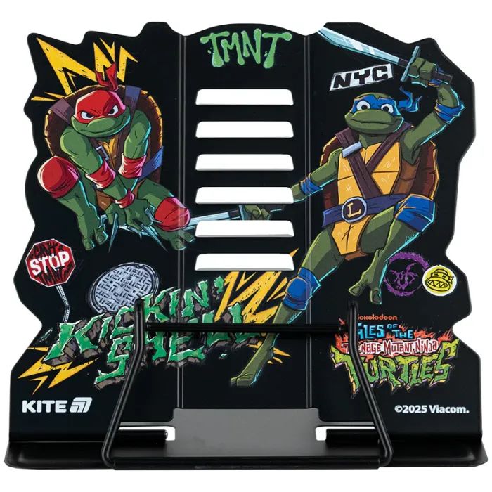 Підставка для книг Kite Ninja Turtles, металева (NT25-390) зображення 2