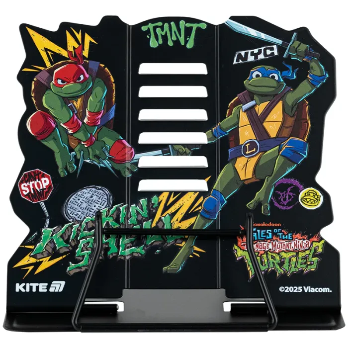 Підставка для книг Kite Ninja Turtles, металева (NT25-390) зображення 2