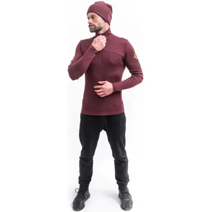 Шапка Sensor Merino Extreme 25200096 сиваво-бордова (SU32ME-port-red) изображение 3