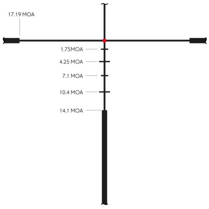 Оптичний приціл Hawke Endurance FD 1.7-10x44 сітка LR2 з підсвічуванням (16412) зображення 5