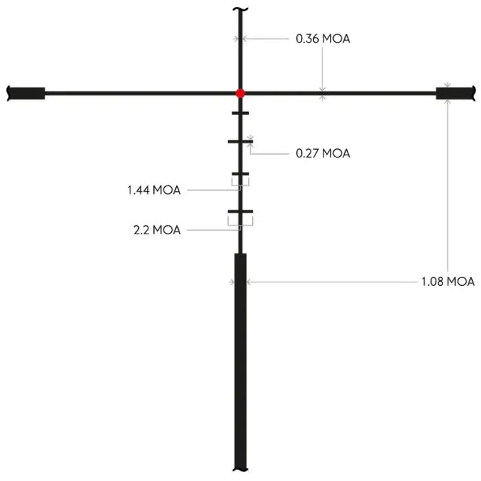 Оптичний приціл Hawke Endurance FD 1.7-10x44 сітка LR2 з підсвічуванням (16412) зображення 6