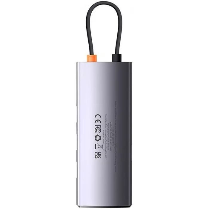 Концентратор Baseus USB-C 4-in-1 4xUSB 3.0 gray (WKWG070013) изображение 4