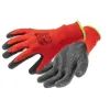 Захисні рукавиці Hoegert RODER HT5K750-10 з спіненим латексом темно-червоні, 10 (HT5K750-10)