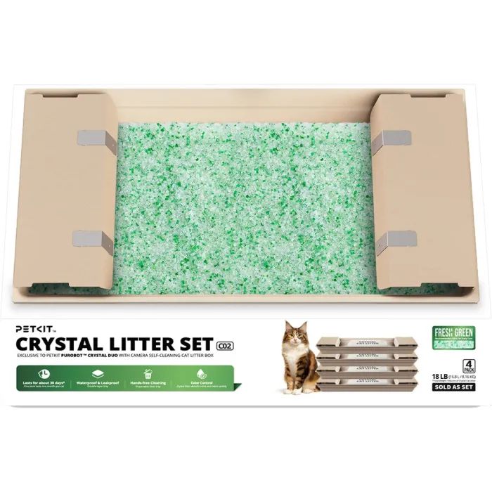 Наполнитель для туалета Petkit для PUROBOT CRYSTAL DUO Fresh Green (сет 4 шт) (C02) изображение 2