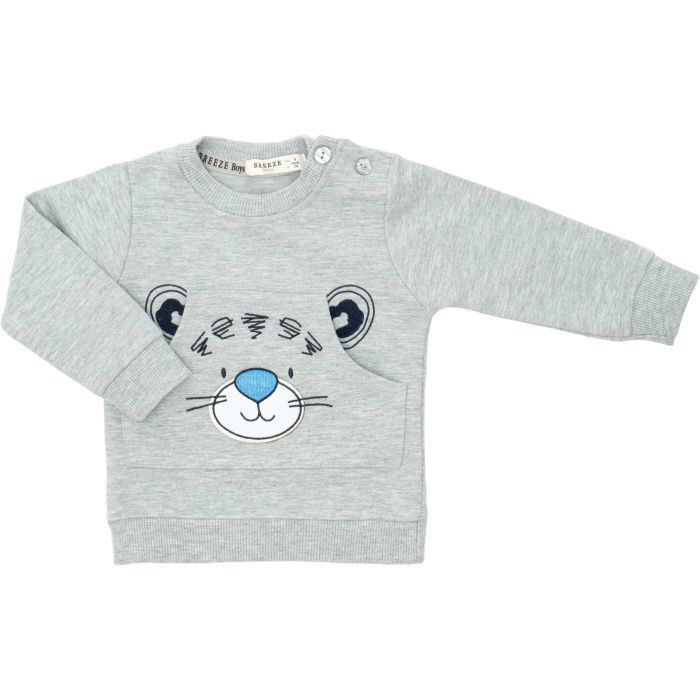 Спортивный костюм детский Breeze с тигриком (22128-80B-gray) изображение 2